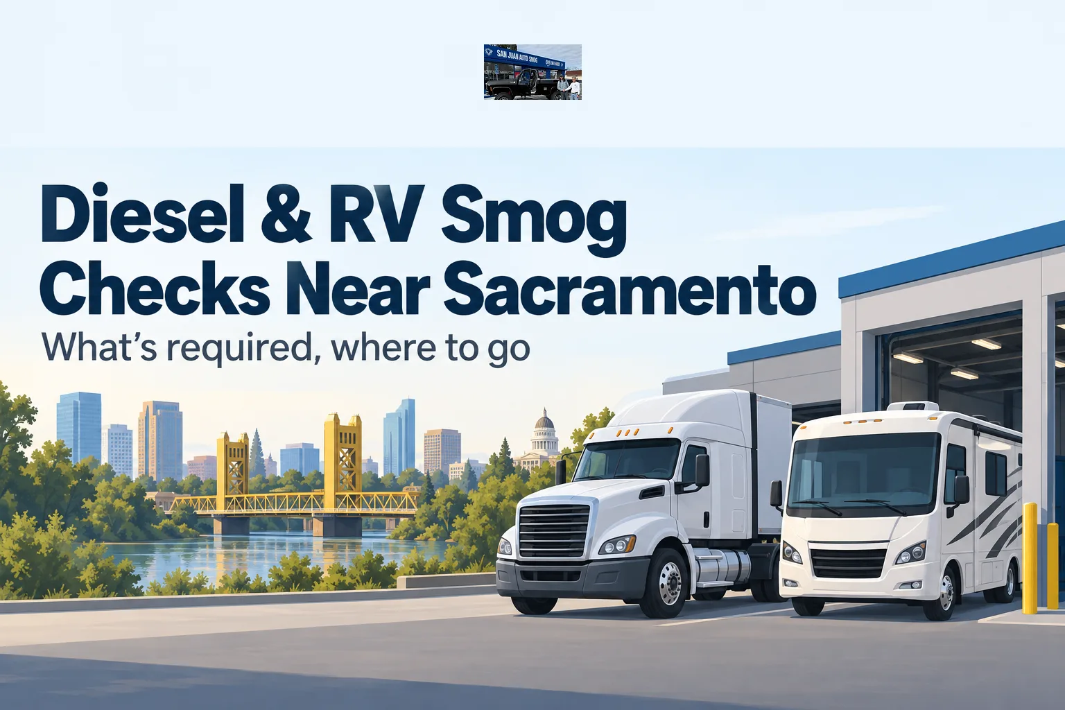 Where to Get a Diesel or RV Smog Check Near Sacramento