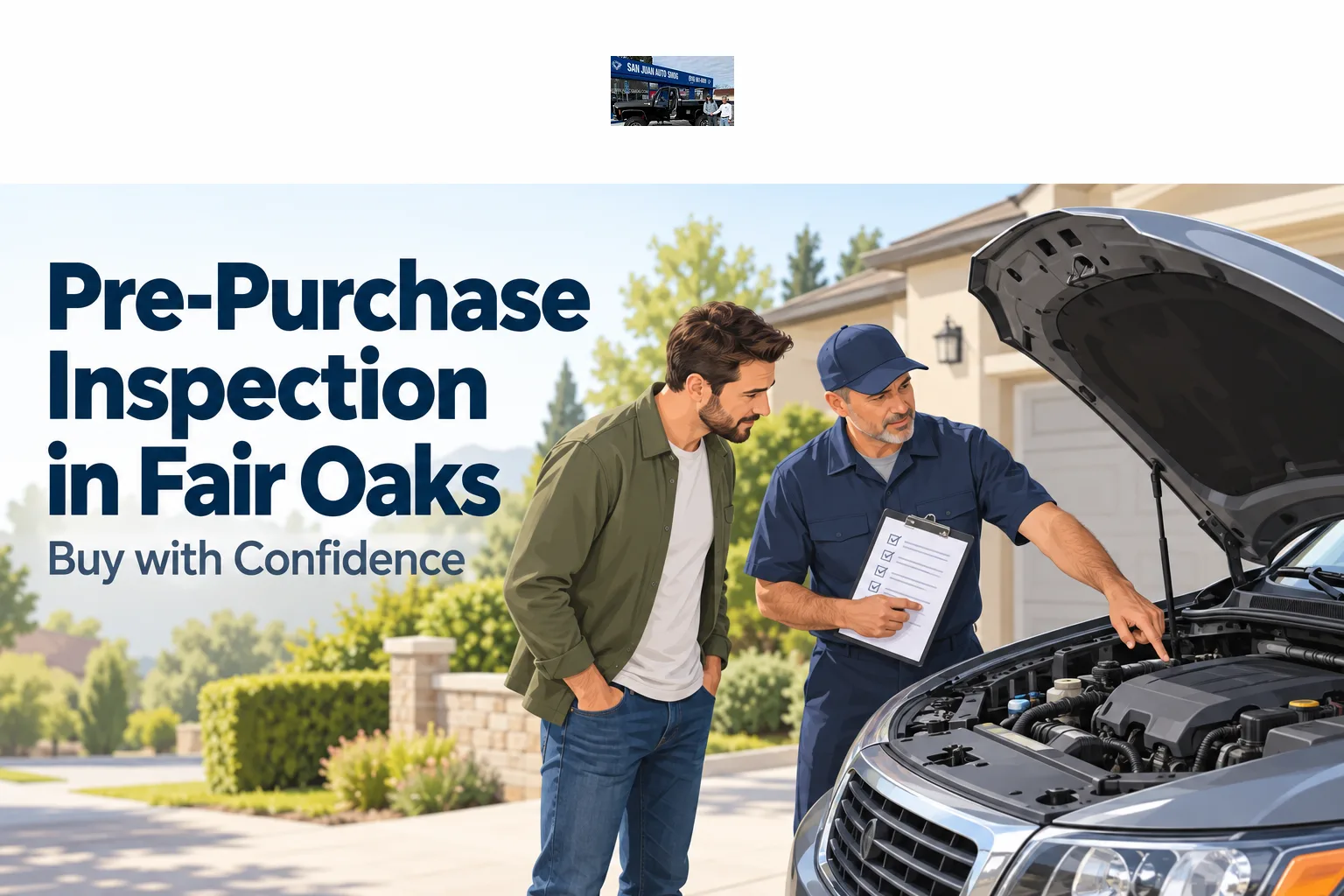 Pre-Purchase Inspection in Fair Oaks: Buy with Confidence