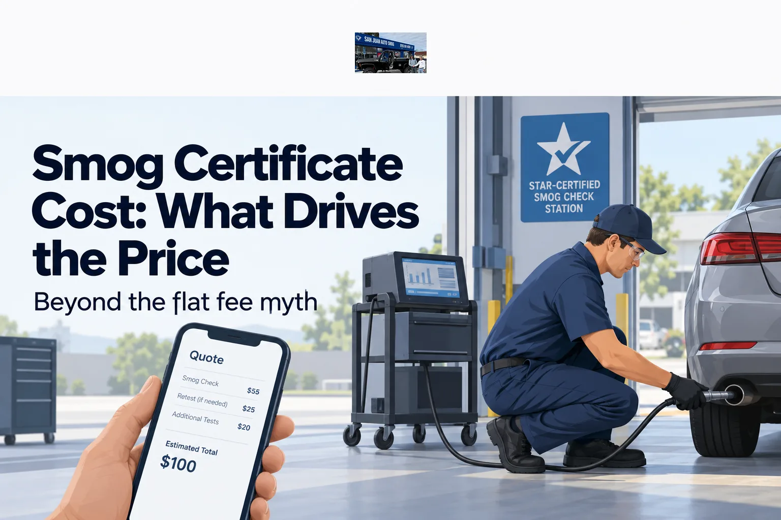 Smog Certificate Cost: What Really Drives the Price