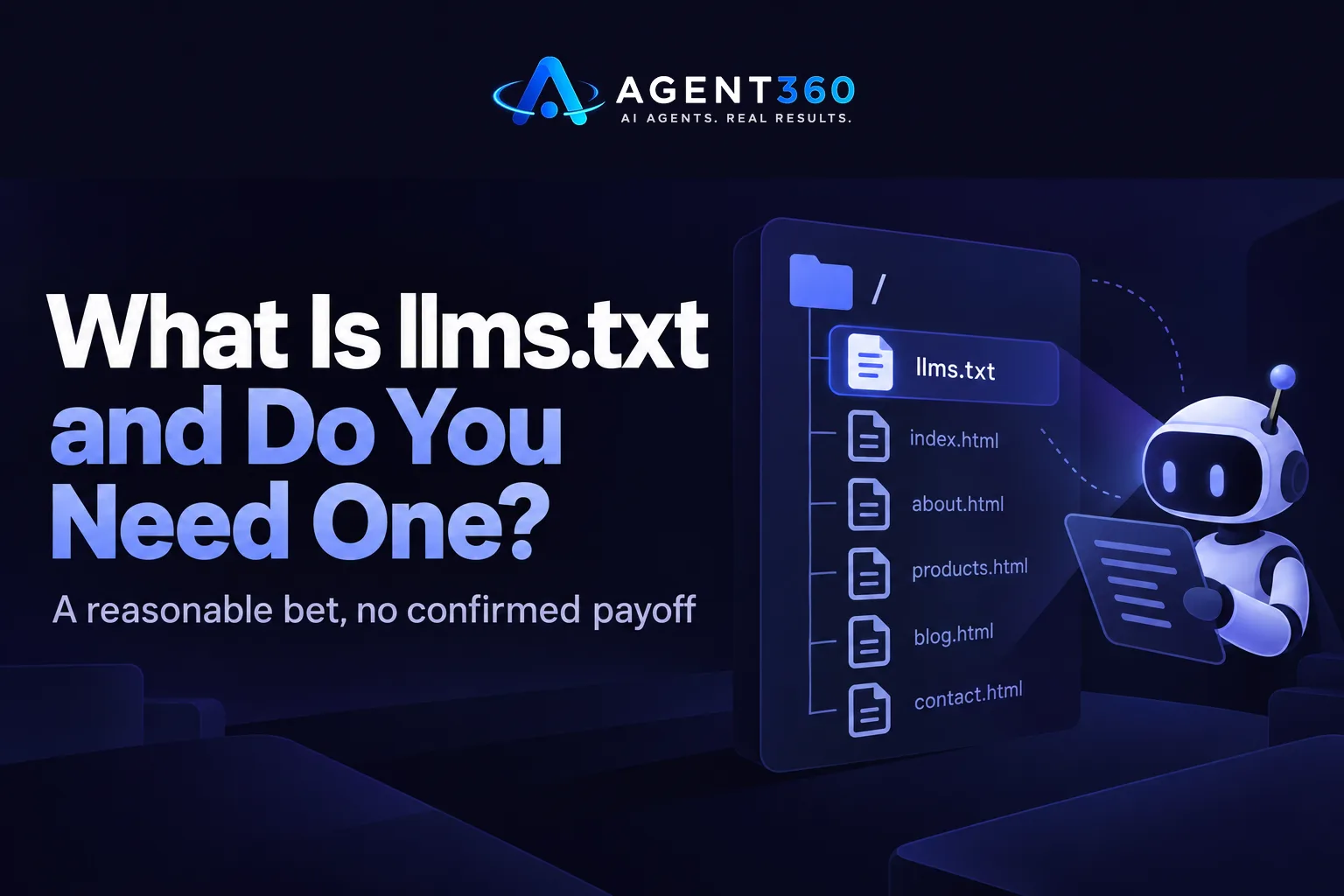 What Is llms.txt and Do You Actually Need One?