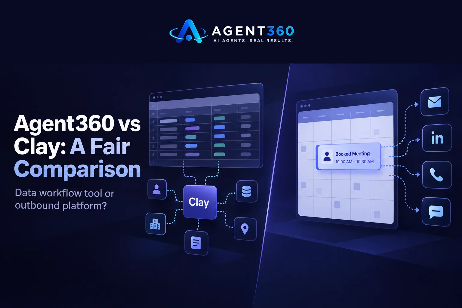 Agent360 vs Clay: A Fair, Side-by-Side Comparison