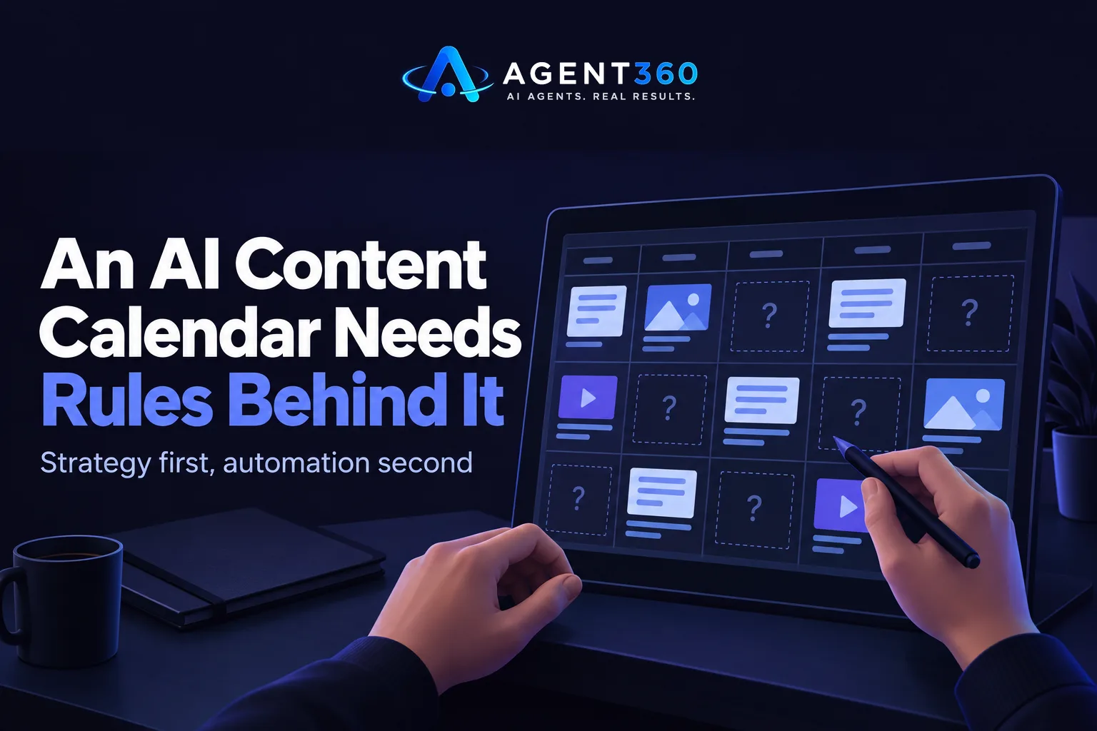 An AI Content Calendar Only Works With Rules Behind It