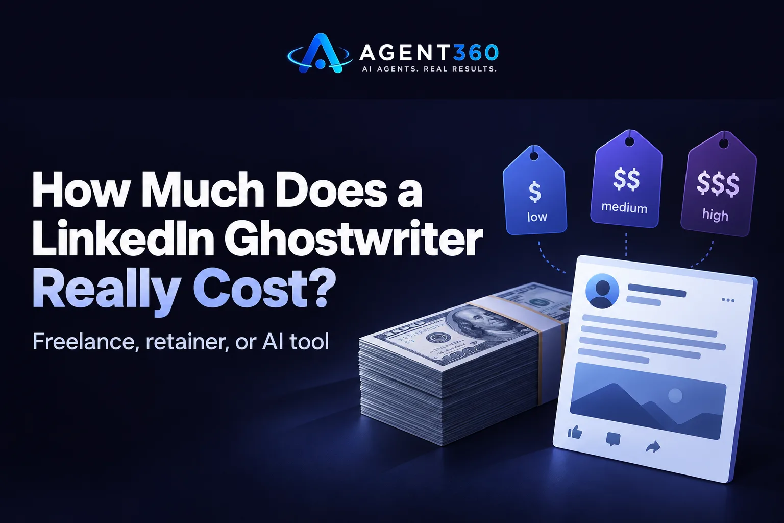 How Much Does a LinkedIn Ghostwriter Really Cost?