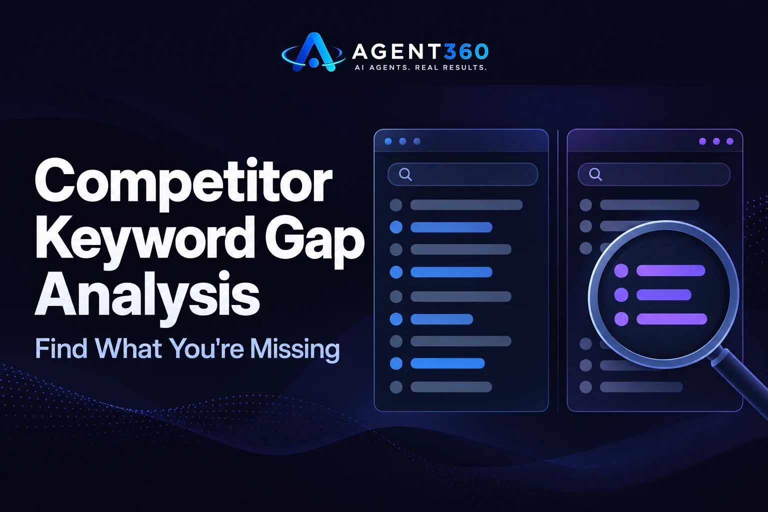 Competitor Keyword Gap Analysis: Find What You're Missing