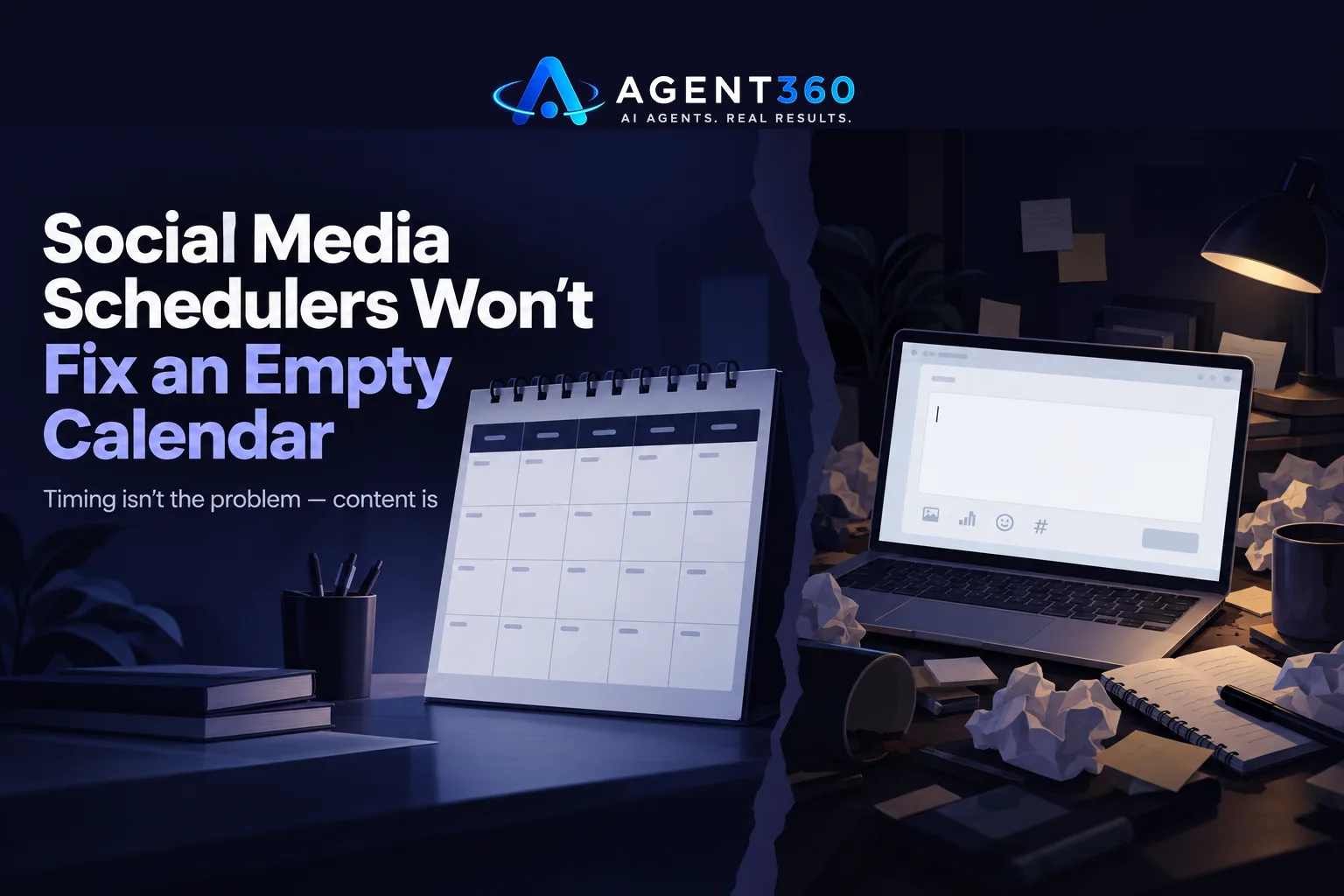 Social Media Scheduling Tools Won't Fix Your Empty Calendar