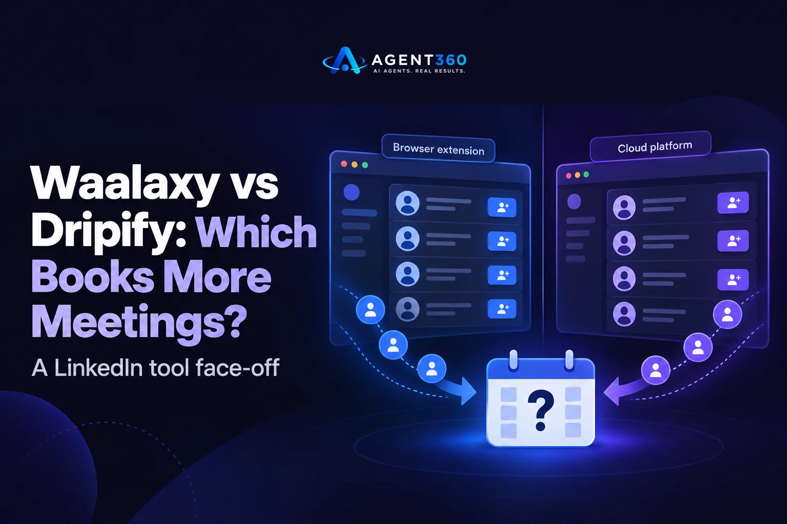 Waalaxy vs Dripify: Which LinkedIn Tool Books More Meetings?