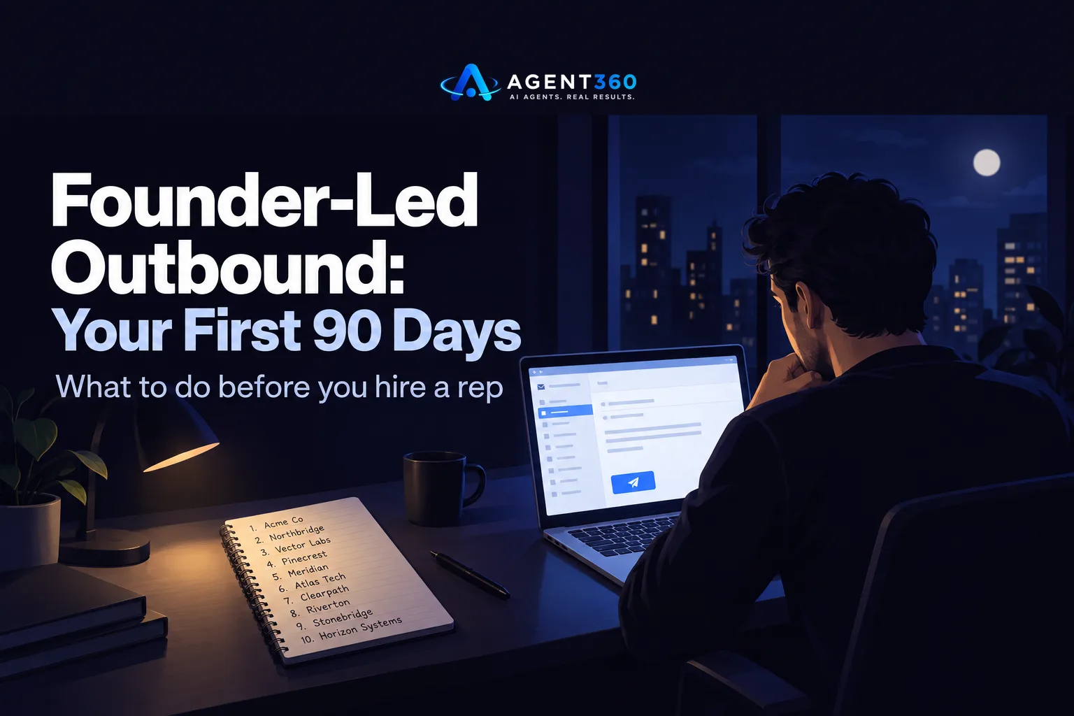 Founder-Led Outbound: What to Do in Your First 90 Days