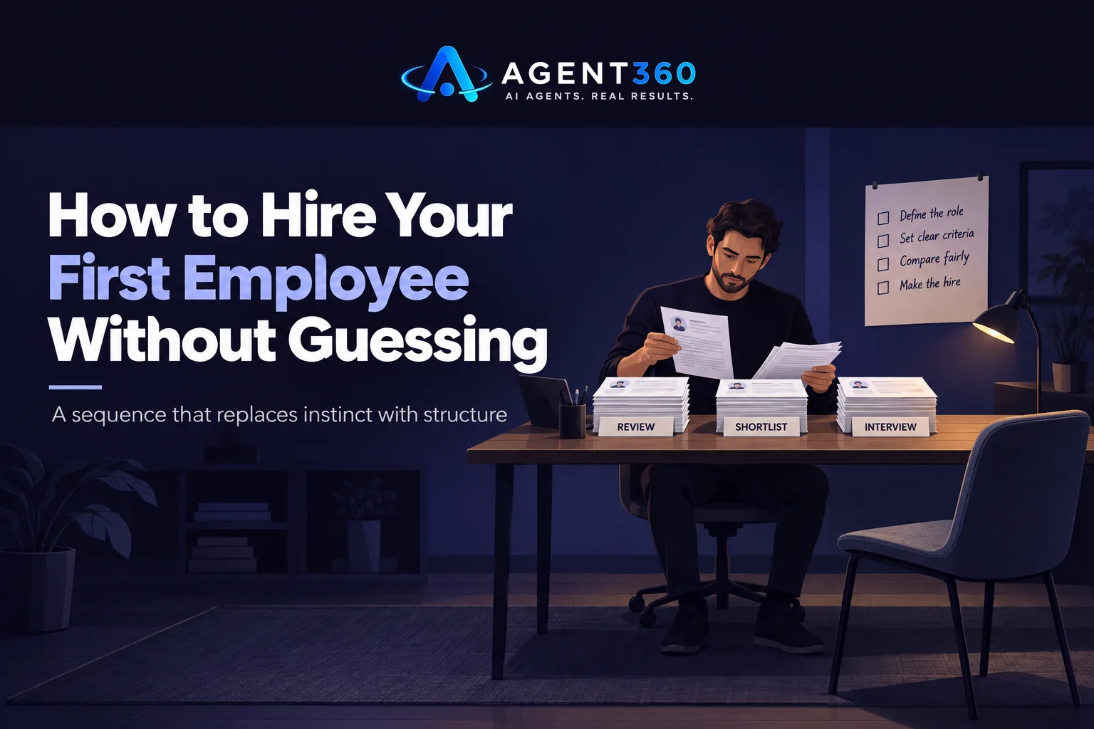 How to Hire Your First Employee Without Guessing