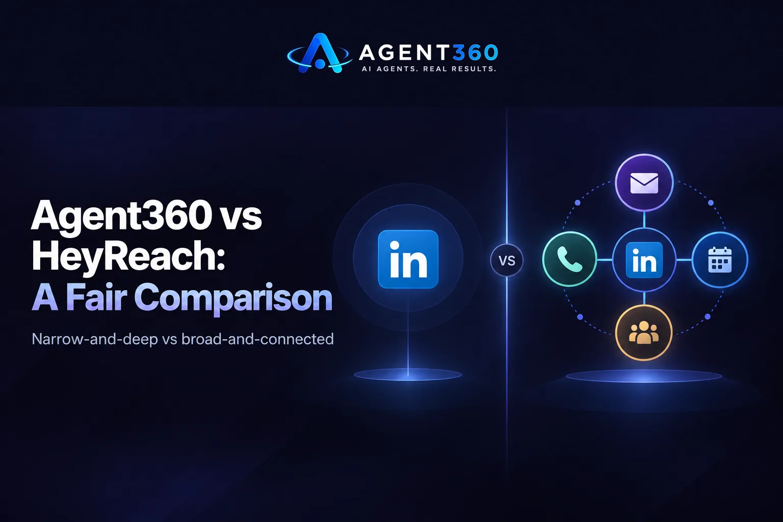 Agent360 vs HeyReach: A Fair, Side-by-Side Comparison